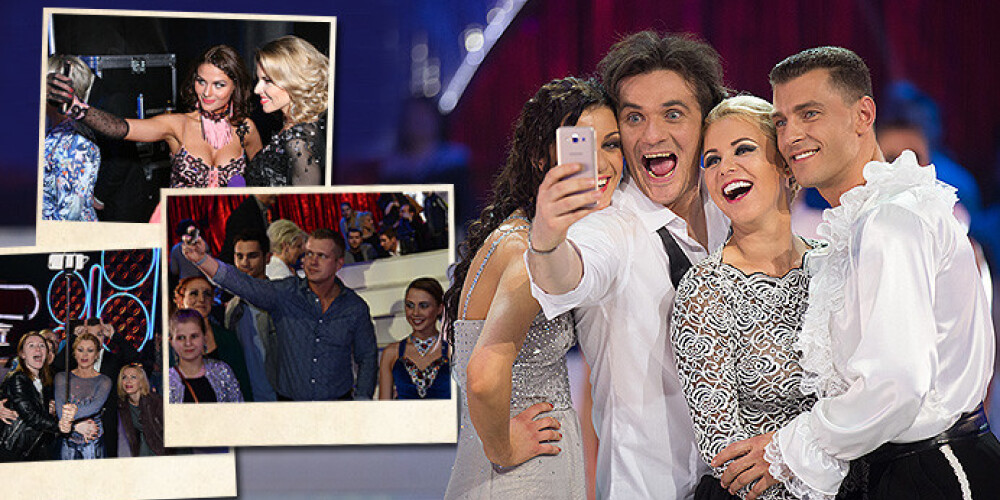 Diāna Kubasova no šova “Dejo ar zvaigzni 4” dalībniekiem bija viena no aktīvākajām, kas aizrāvās ar pašbildēm jeb selfijiem.