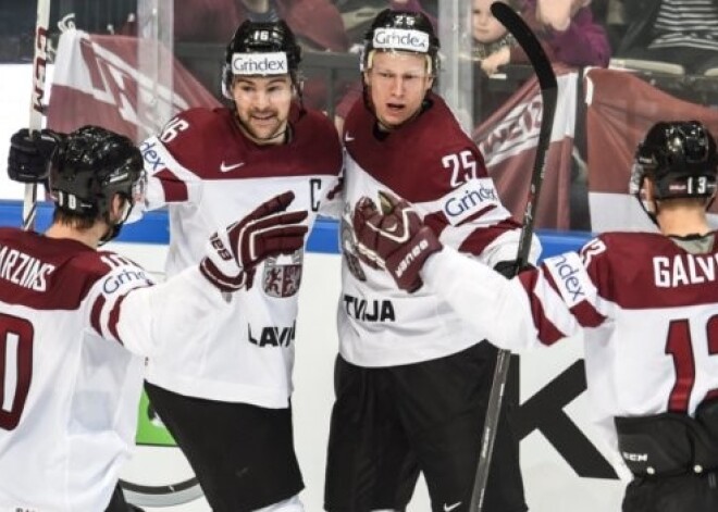 Latvijas hokeja izlase IIHF rangā noslīdējusi uz 10. vietu