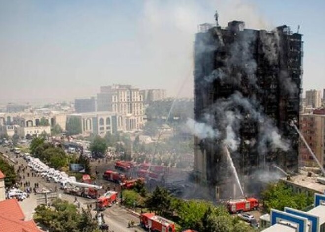 Traģēdija Baku: izdeg daudzstāvu māja, liels skaits mirušo. FOTO. VIDEO