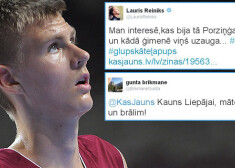 „Mani interesē, kas bija tā Porziņģa skolotāji un kādā ģimenē viņš uzauga,” komentējot basketbolista rupjības, portālā Twitter.com izsakās Lauris Reiniks.