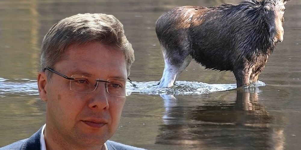«Mežs ienāk pilsētā (пер. с латышского — "лес наступает")», — отметил Ушаков и пожелал всем хорошего вечера