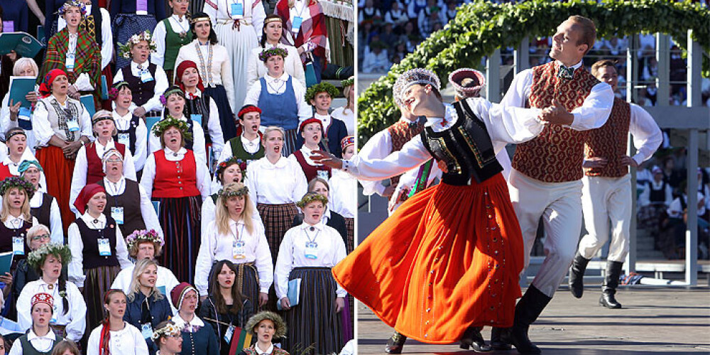 Ziemeļu un Baltijas valstu Dziesmu svētku tradīcija iedibināta 1995.gadā.