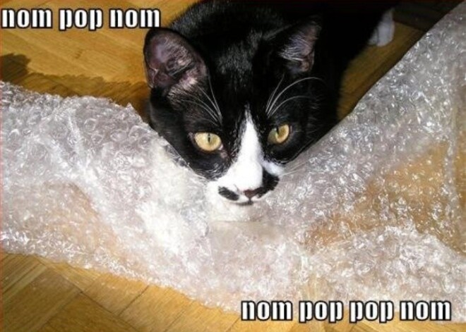 Плохая новость: пузырчатая пленка перестанет лопаться