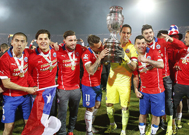 Čīles izlase pirmo reizi komandas vēsturē triumfē "Copa America".VIDEO.FOTO