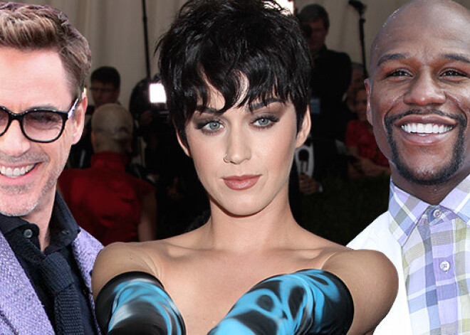 Vislabāk apmaksātās slavenības 2015. gadā. TOP 10