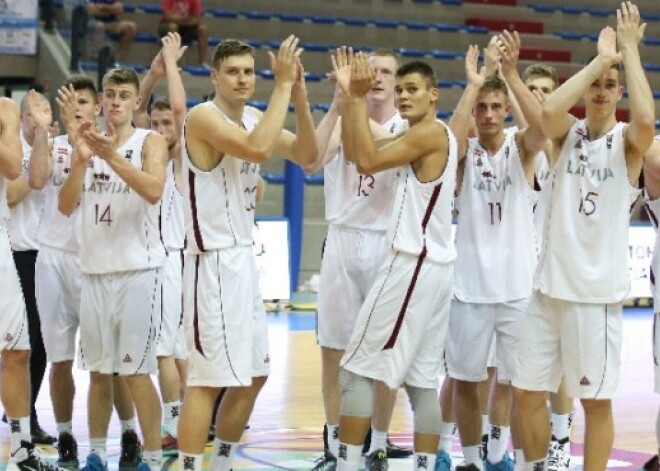 Latvijas U-20 basketbolisti iekļūst Eiropas čempionāta otrajā posmā