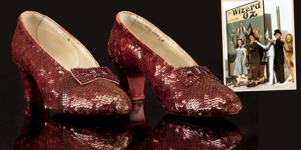 Туфли Дороти из «Волшебник страны Оз», расшитые блестками, похитили из музея Джуди Гарланд пять лет назад