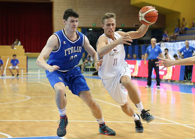 Latvijas U-20 basketbolistiem zaudējums Turcijai cīņā par EČ pusfinālu