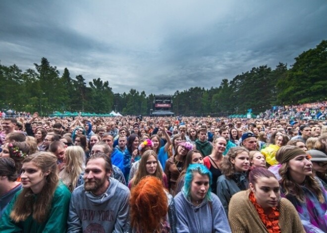 "Positivus" ik dienu varētu būt apmeklējuši ap 30 tūkstošiem cilvēku. FOTO