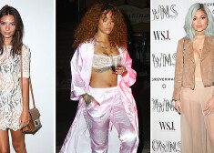 Модель Эмили Ратажковски, певица Рианна и 17-летняя сестра Ким Кардашьян Кайли Дженнер выбирали для появлений на публике странные наряды