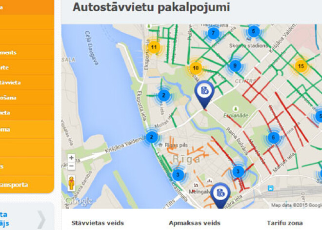 Rīgas satiksme atgādina: mājas lapā pieejama interaktīva stāvvietu karte