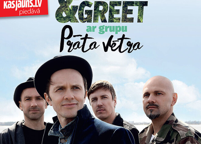 Noskaidroti konkursa Meet&Greet laimētāji, kuri tiksies ar grupu "Prāta vētra"