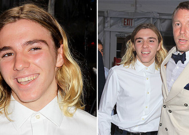 15-летний сын Мадонны вышел в свет с отцом. ФОТО