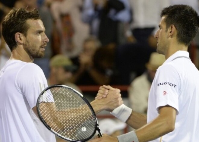 Gulbis zaudē pasaules labākajam tenisistam. Džokovičs: "Godīgi sakot, es tiešām izbaudīju!" VIDEO