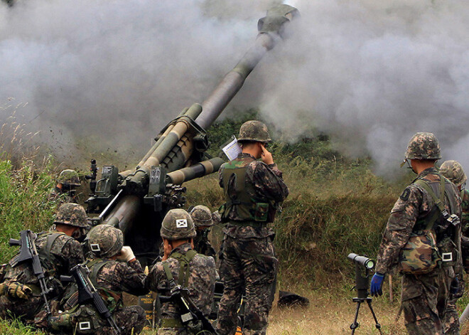 Saspīlējums pieaug. Ziemeļkoreja apšaudījusi Dienvidkorejas armijas vienību