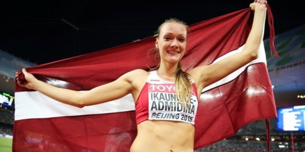 Vēsturiska diena Latvijas vieglatlētikā - Laura Ikauniece-Admidiņa izcīna bronzu pasaules čempionātā. FOTO