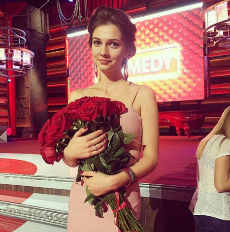 Дарья Канануха на съемках Comedy Club в Казани