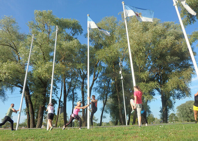 Eiropas Sporta nedēļā rīdziniekus aicina uz vingrošanas nodarbībām