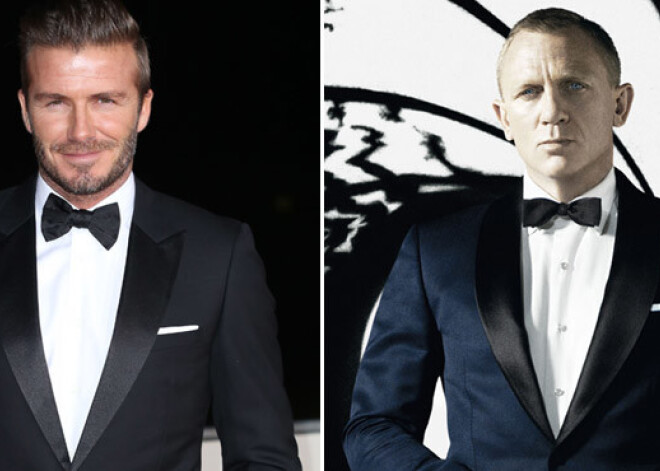 Deividu Bekhemu par nākamo Džeimsu Bondu! Bet vai viņš prot tēlot?