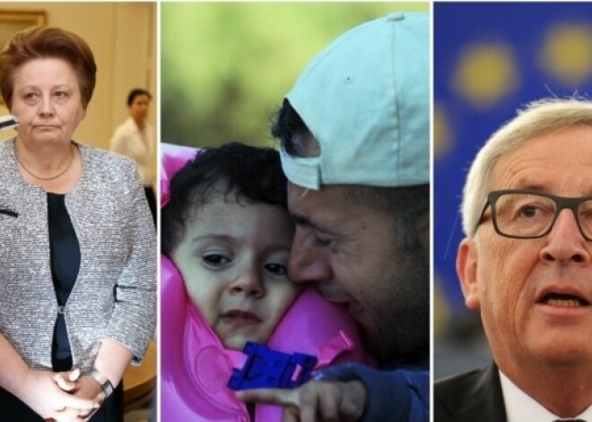 Страуюма рассказала Юнкеру, как решить проблему беженцев