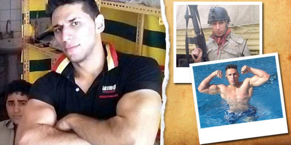 Patvēruma meklētājs no Irākas Fahads Firas visā krāšņumā.