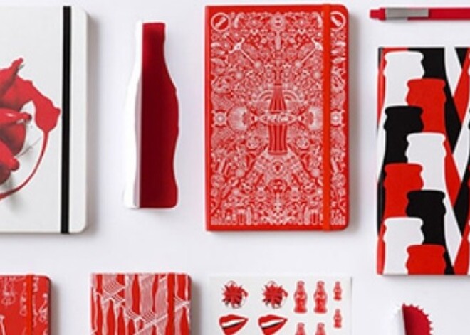 Moleskine выпустил коллекцию в честь юбилея бутылки Coca-Cola