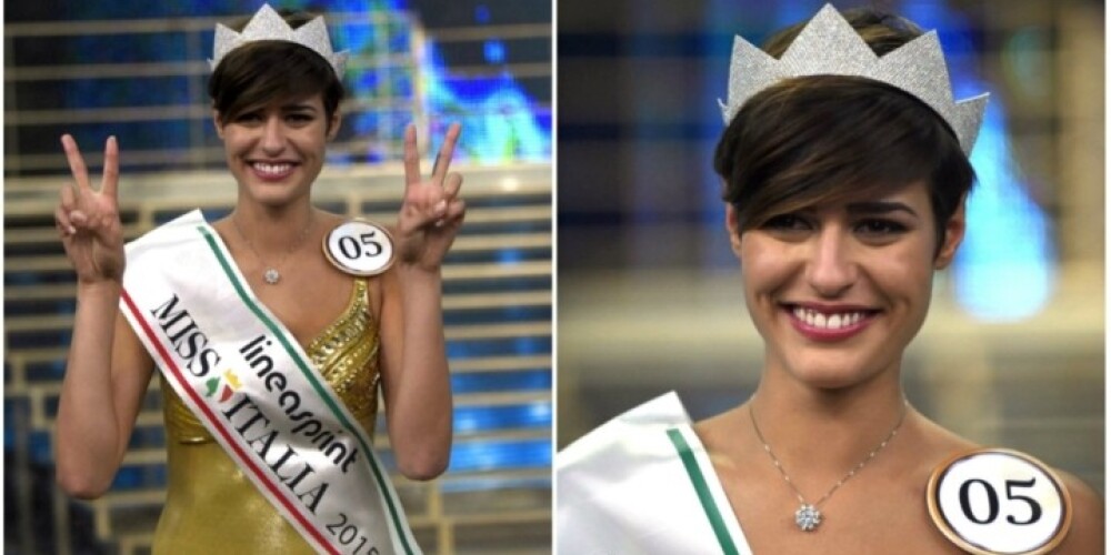 Ļaudis ķiķina par sevišķi glupo "Mis Itālija" uzvarētāju Alisi. VIDEO