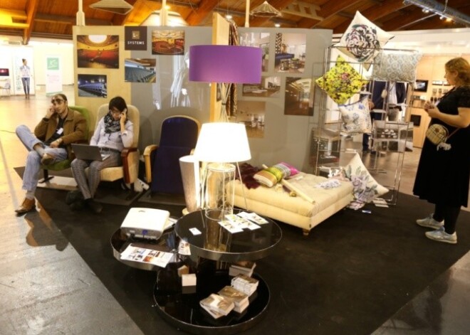 Ķīpsalā sākusies mēbeļu un dizaina izstāde "Baltic Furniture 2015". FOTO