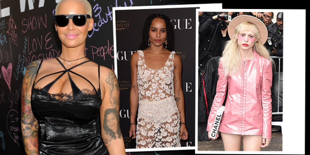 Американская модель Эмбер Роуз и британская певица Петит Меллер на минувшей неделе удивляли своими нарядами