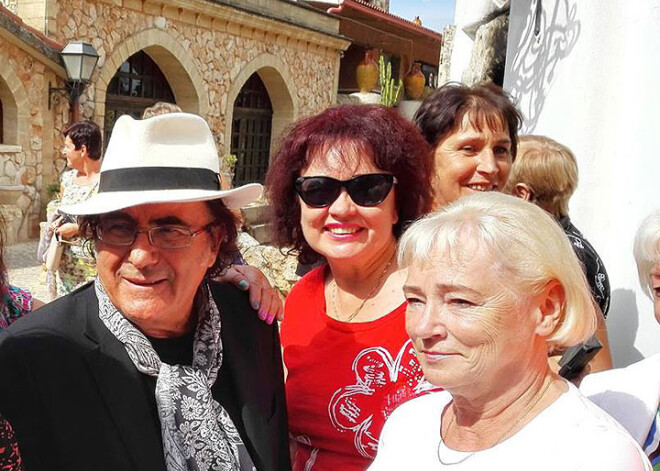 Reinika vecāki ciemojušies pie Al Bano. FOTO