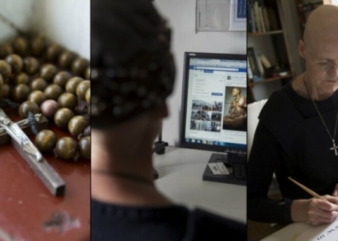 Feisbuks, tviteris un iepirkšanās internetā - tā dzīvo moderna mūsdienu mūķene. FOTO