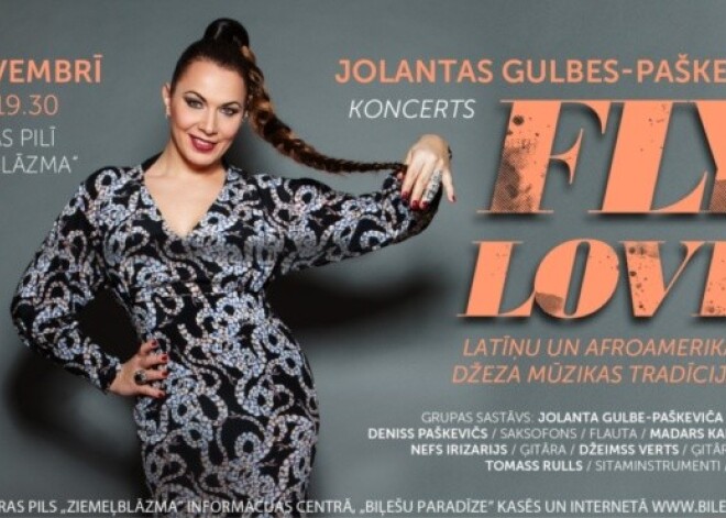 Jolantas Gulbes-Paškevičas koncerts "Fly Love"