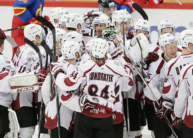 Fantastika! "Dinamo" pēdējā trešdaļā atspēlē piecu vārtu deficītu un bullīšos uzvar "Jokerit". VIDEO. FOTO