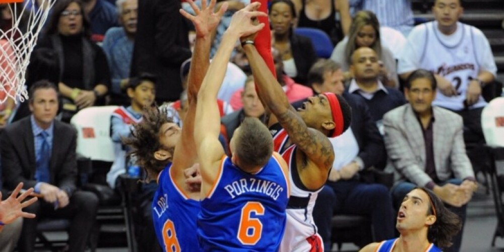 Porziņģis un "Knicks" šonakt uzvarējuši "Wizards"