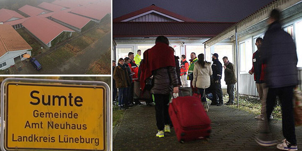 500 eiro pabalsti un žēlabas, ka nav "Play Station" un supermārketu - Zumtes ciems Vācijā saņem pirmos simt bēgļus