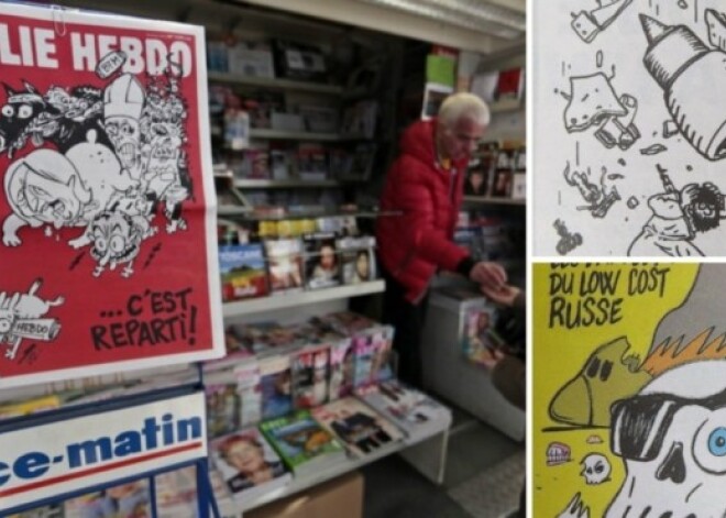 Franču satīriķi atkal iesmej par aktuālo. Krievija sašutusi: "Charlie Hebdo" joko par aviokatastrofu