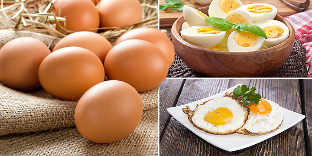 Jēlas, ceptas, vārītas vai omletē – kā ir veselīgāk ēst olas?
