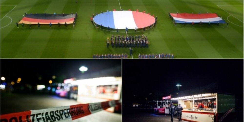 Satraukums Hannoverē - šovakar atcelta Vācijas un Nīderlandes futbola izlašu pārbaudes spēle