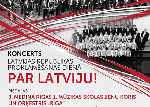 Valsts svētku koncerti Kultūras pilī "Ziemeļblāzma" un kultūras centros "Iļģuciems" un "Imanta"