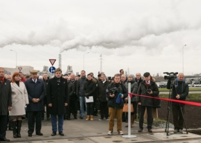 Nodod ekspluatācijā Krievu salas infrastruktūras attīstības projektu. FOTO