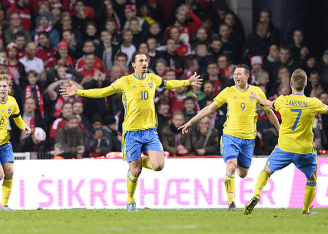 Zviedrija un Ukraina kā pēdējās nodrošina vietu Eiropas futbola čempionāta finālturnīrā