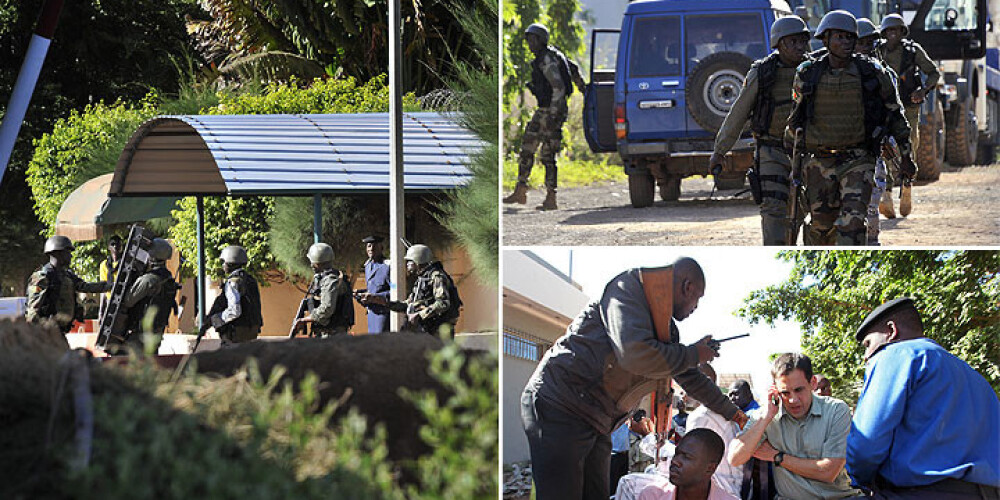Mali viesnīcā "Radisson Blu" nogalināti 27 cilvēki, gūstekņi atbrīvoti. FOTO