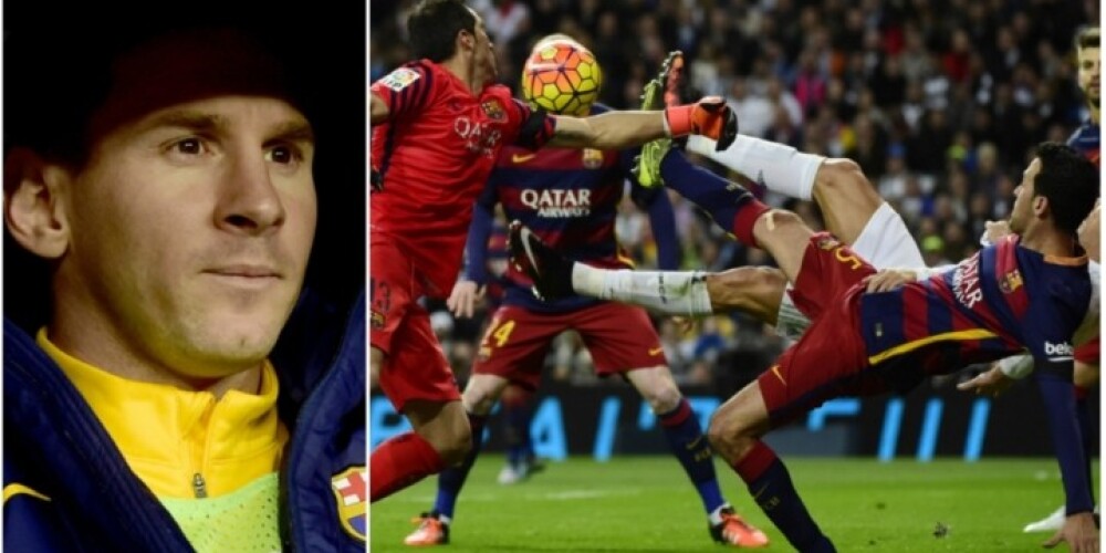 "Barcelona" futbolisti "El Clasico" mačā sagrauj Madrides "Real"