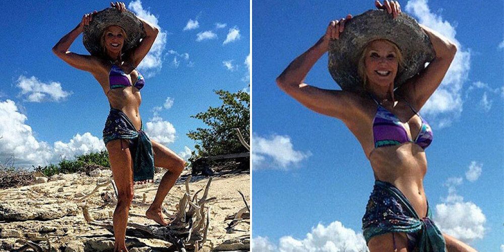 61-летняя Кристи Бринкли похвасталась идеальной фигурой в бикини