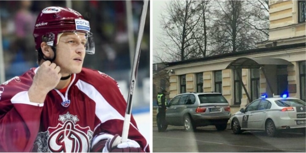 „Dinamo” hokejists Saulietis izglābj sirmgalvi no krāpniekiem. FOTO