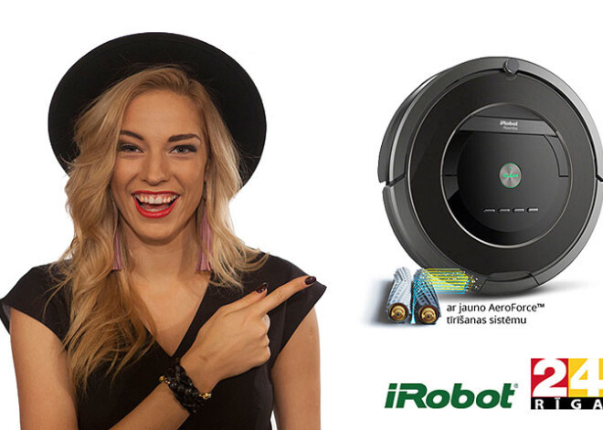 Skaties RīgaTV 24 un laimē lielisko palīgu mājās – iRobot!