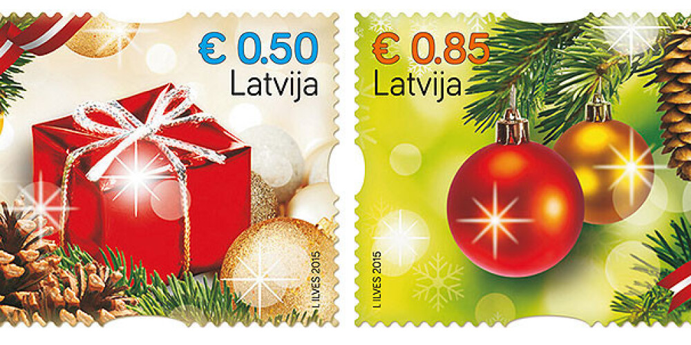 Latvijas Pasts izdod jaunas Ziemassvētku pastmarkas