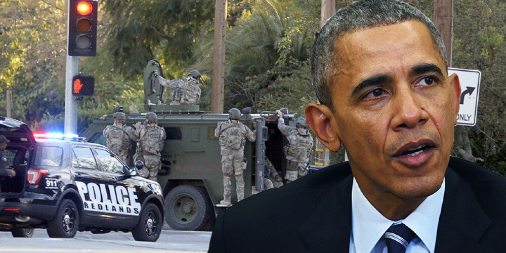 Obama pieļauj, ka terorisms varētu būt Kalifornijas apšaudes motīvs. FOTO