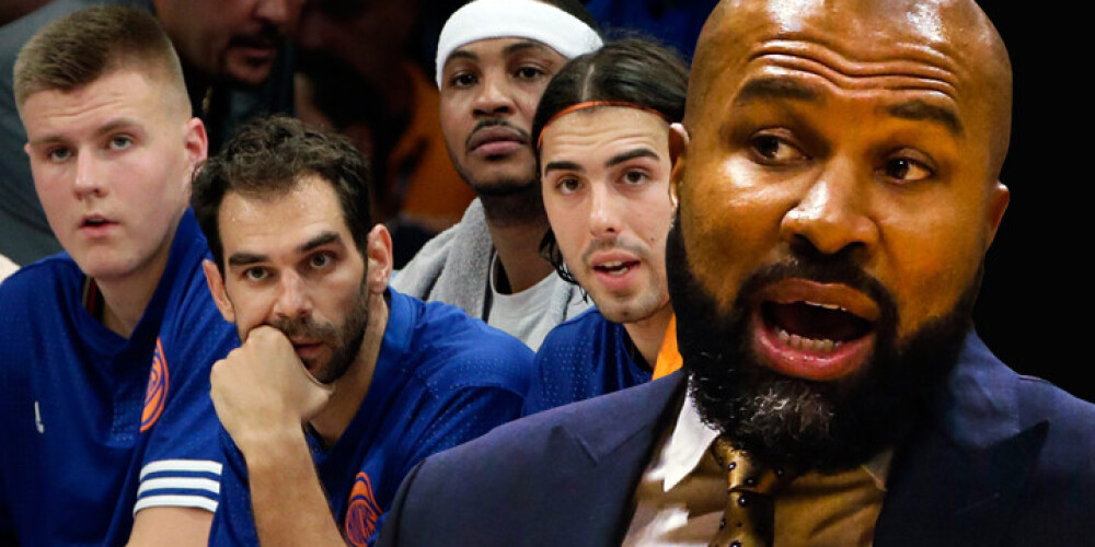"Knicks" treneris neapmierināts ar Porziņģi: "Viņš nebija pietiekami labs, lai spēlētu ilgāk"