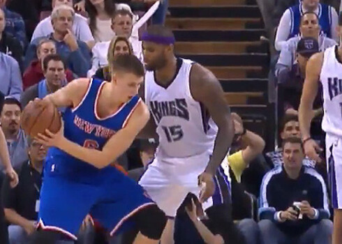 Porziņģis laukumā pavadīja nepilnas 34 minūtes.